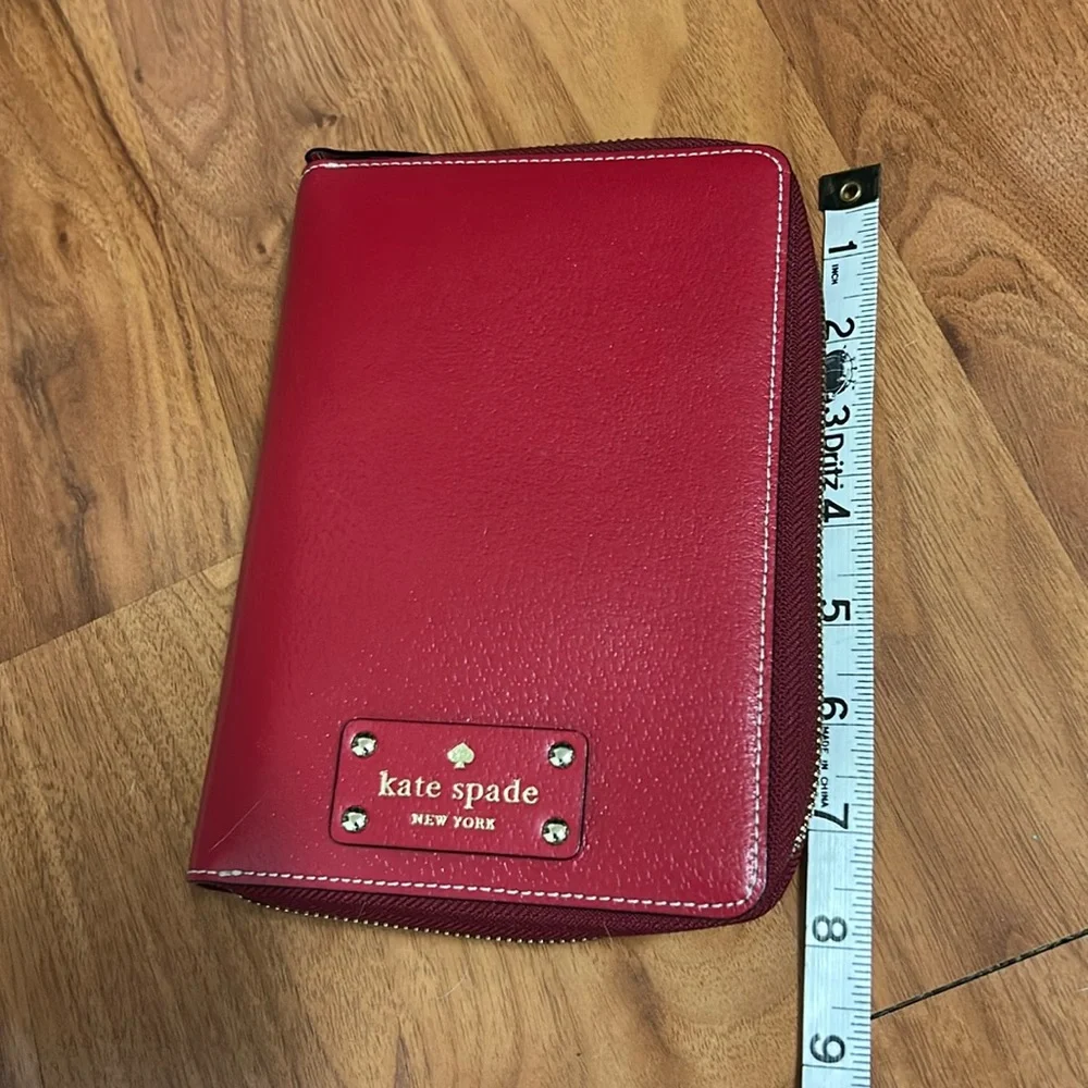 Kate Spade Wellesley Red Leather Calendar Planner Agenda